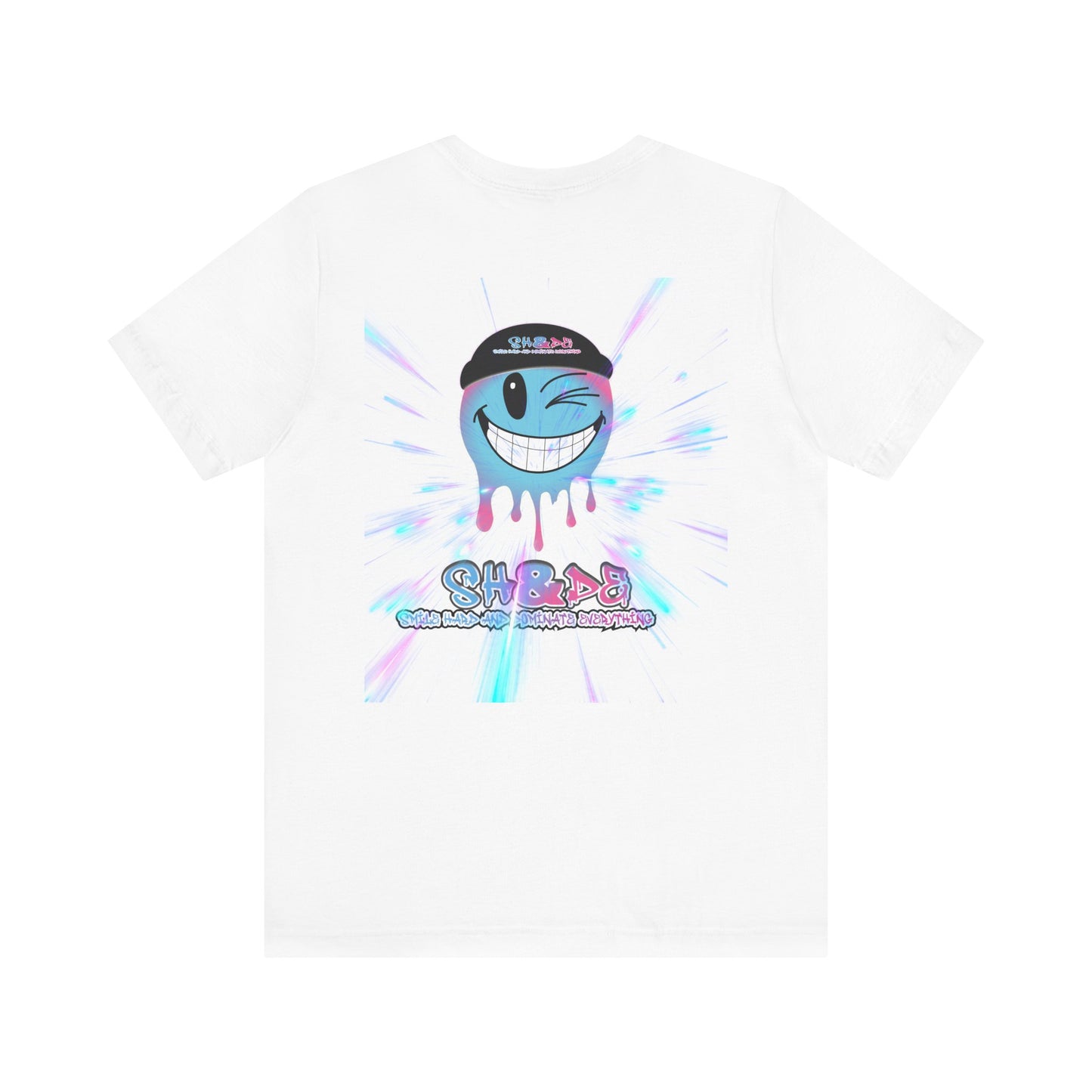 Retro Smiley Face Graphic Tee - Unisex Jersey Short Sleeve T-Shirt