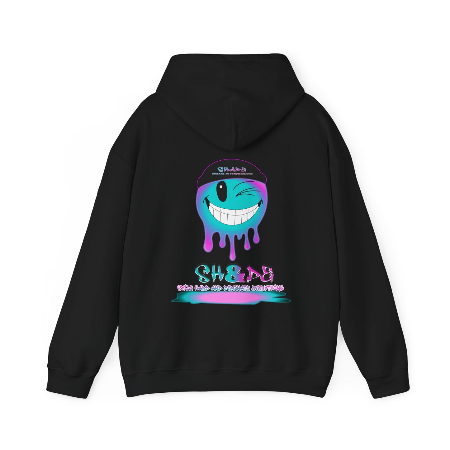 Unisex Smile Hard Hooded Sweatshirt