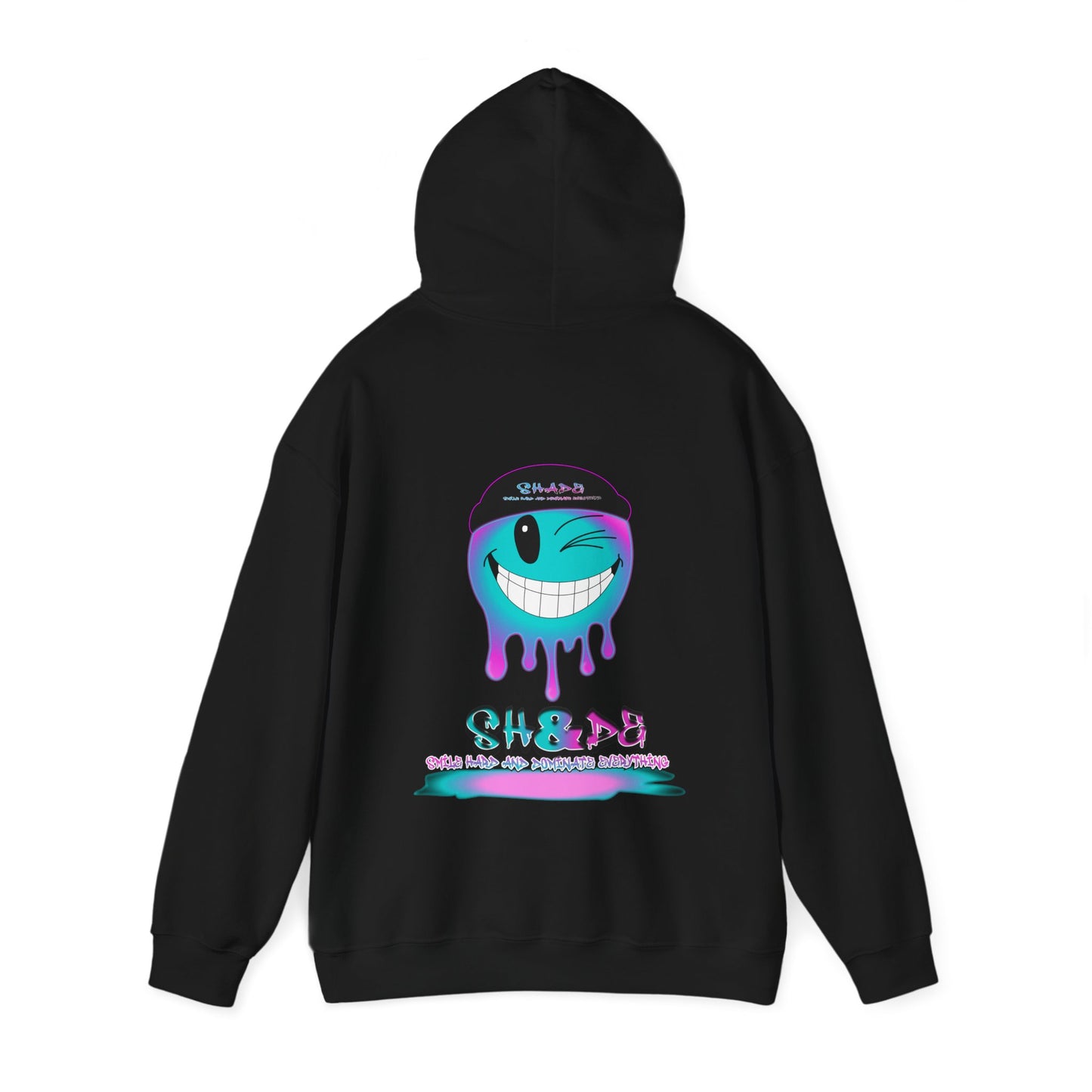 Unisex Smile Hard Hooded Sweatshirt