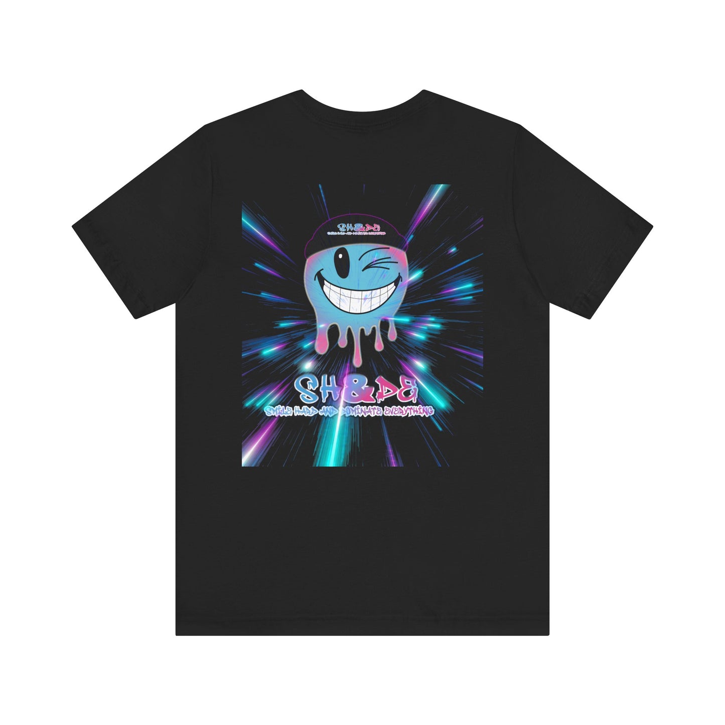 Retro Smiley Face Graphic Tee - Unisex Jersey Short Sleeve T-Shirt