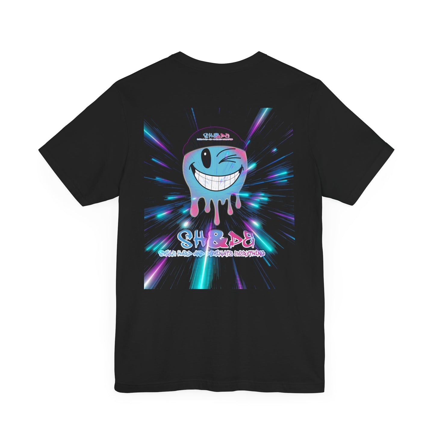 Retro Smiley Face Graphic Tee - Unisex Jersey Short Sleeve T-Shirt