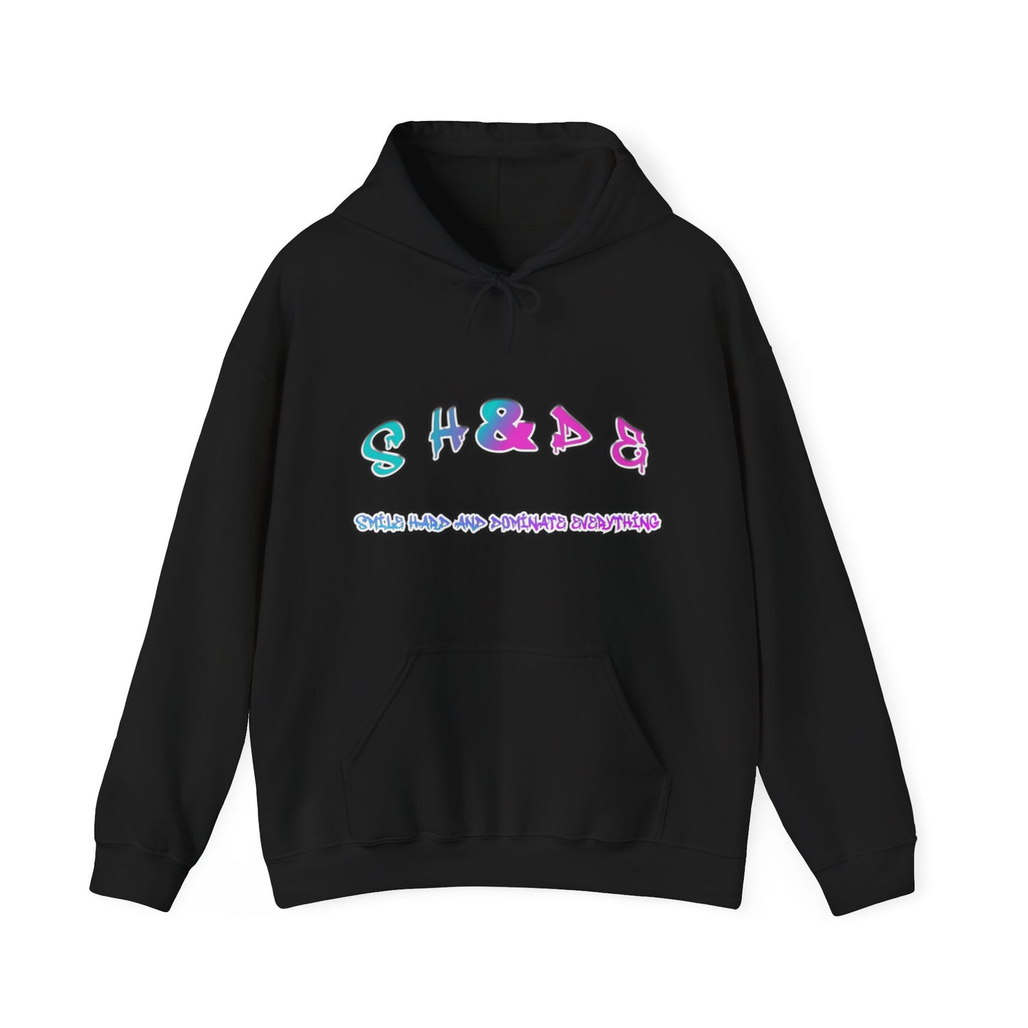 Unisex Smile Hard Hooded Sweatshirt