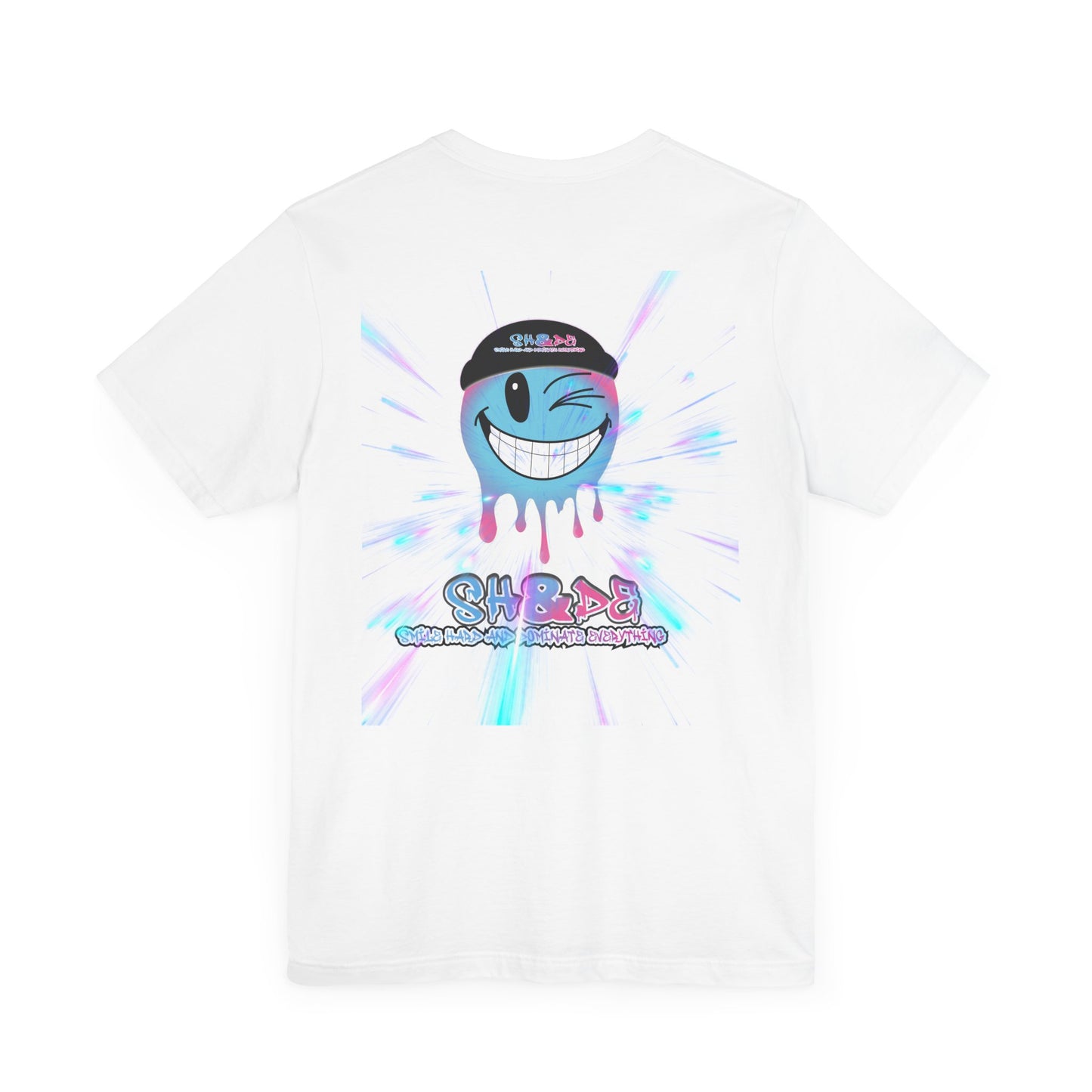 Retro Smiley Face Graphic Tee - Unisex Jersey Short Sleeve T-Shirt